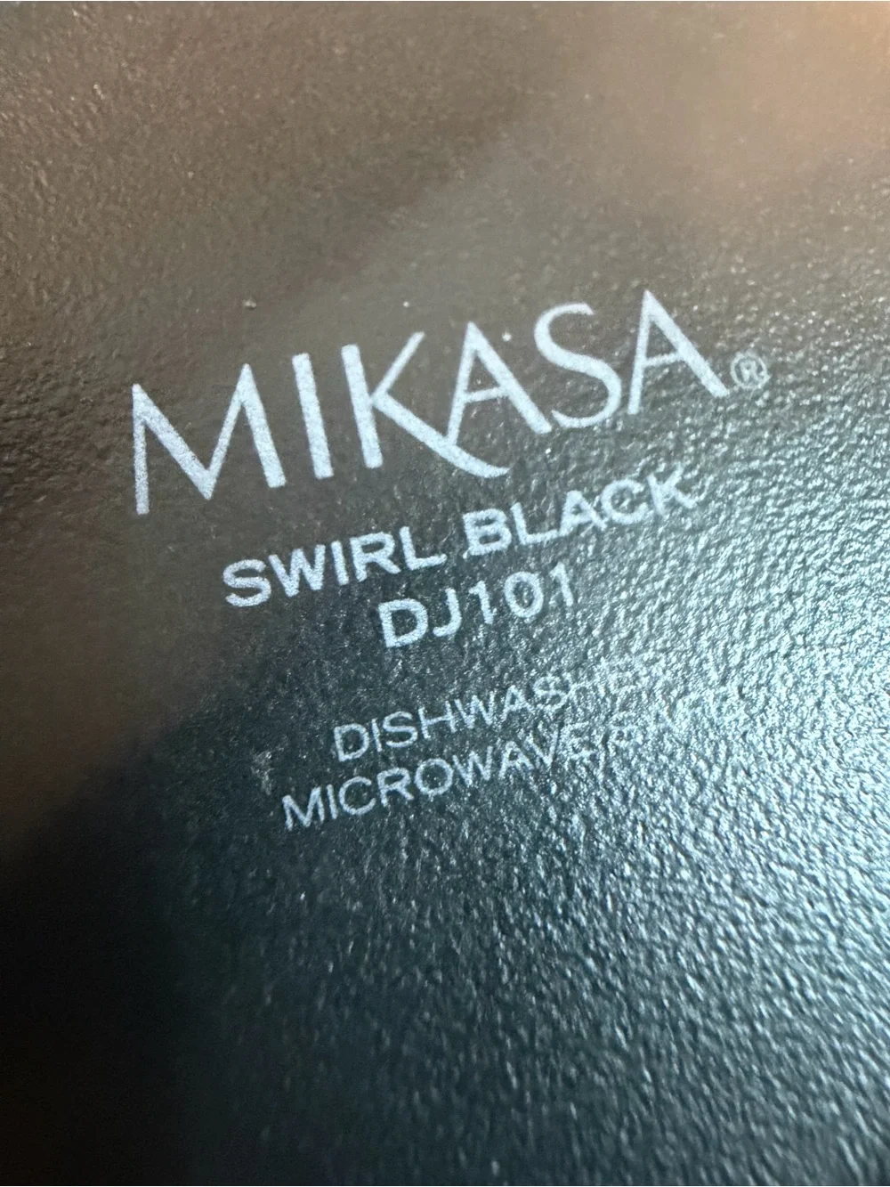 Mikasa Swirl Black Dinnerware Piece